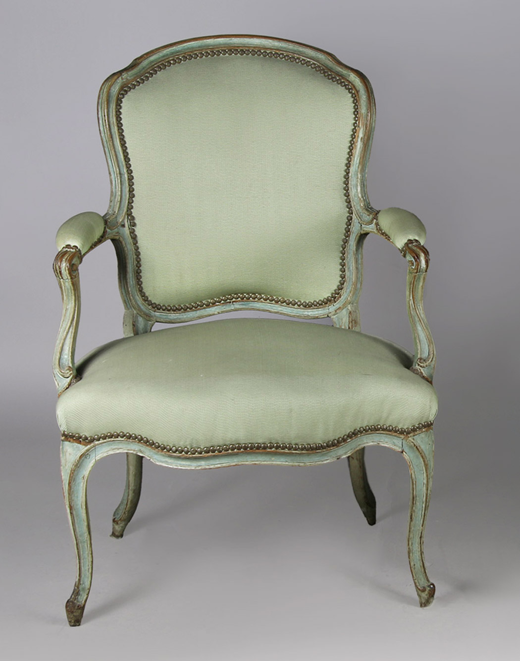  ANTIGUO SILLON FRANCES DE EPOCA LUIS XV. 