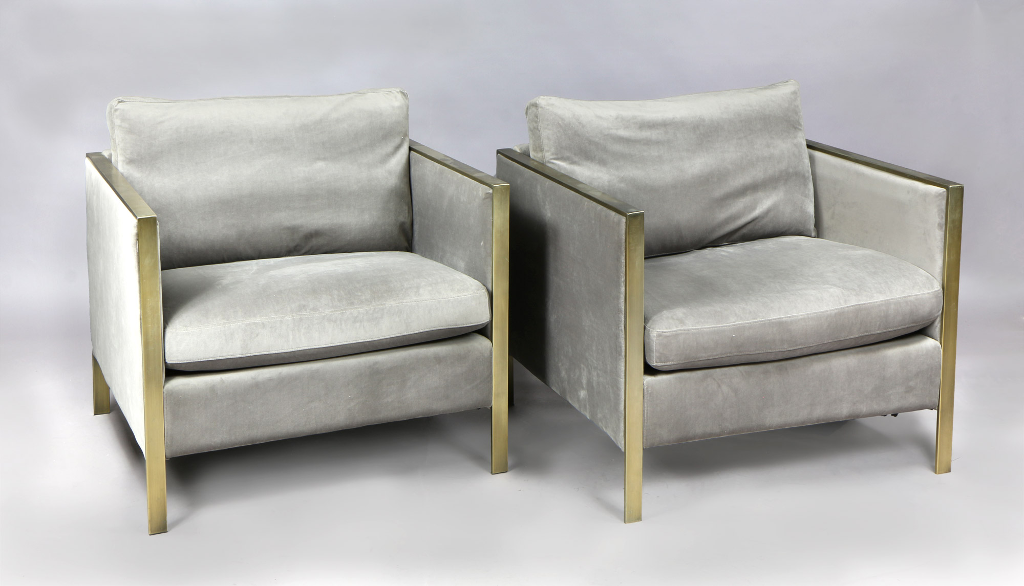  PAR DE SILLONES CUBO DE LINEA MODERNA.