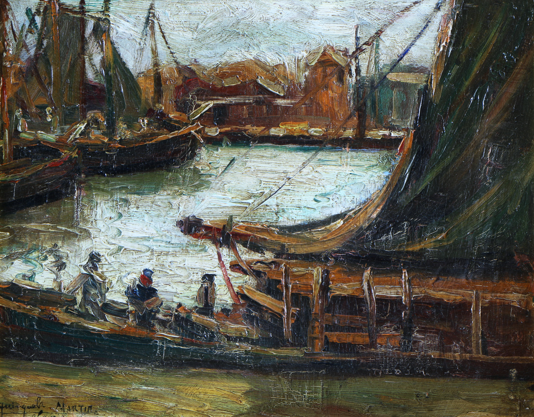 QUINQUELA MARTIN, Benito 'MAÑANA LUMINOSA' QUINQUELA MARTIN, Benito 'MAÑANA LUMINOSA'