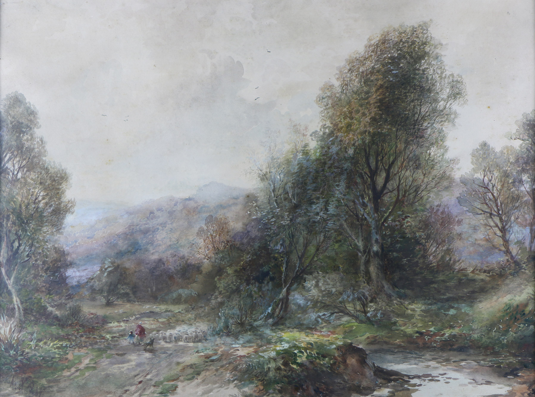 'PASTOR CON REBAÑO EN UN PAISAJE' 'PASTOR CON REBAÑO EN UN PAISAJE'