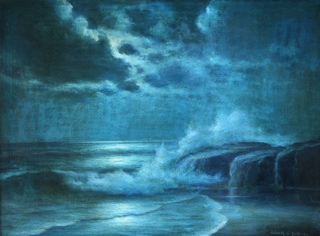 Lote 126: GUTIERREZ DEL BUSTO, José María. 'MARINA-NOCTURNO' 