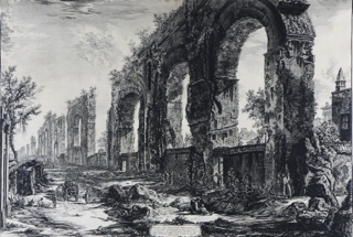 Lote 144: ANTIGUO GRABADO ITALIANO DE PIRANESI. ANTIGUO GRABADO ITALIANO DE PIRANESI.