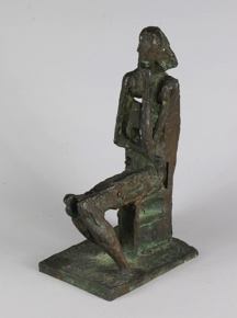 Lote 489: PUJIA, Antonio 'MUJER SENTADA' 