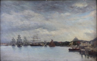 Lote 106: 'ESCENA DE PUERTO' 'ESCENA DE PUERTO'