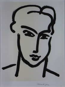 Lote 139: MATISSE, Henry 'GRAND TÊTE DE KATIA' 
