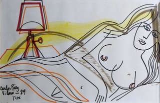Lote 51: PAEZ VILARÓ, Carlos 'DESNUDO DE MUJER RECOSTADA' 