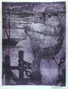 Lote 136: QUINQUELA MARTIN, Benito 'EL BESO' 