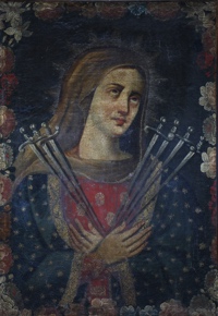 Lote 64: ANONIMO 'VIRGEN DE LOS DOLORES' 