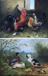 Lote 89: SCHEUERER, Julius 'PATOS Y GALLINAS' 