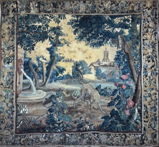 Lote 361: ANTIGUA TAPICERIA FRANCESA DEL SIGLO XVIII.  ANTIGUA TAPICERIA FRANCESA DEL SIGLO XVIII. 