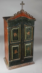 Lote 153: ANTIGUO ORATORIO PERUANO PARA IMAGEN RELIGIOSA. ANTIGUO ORATORIO PERUANO PARA IMAGEN RELIGIOSA.