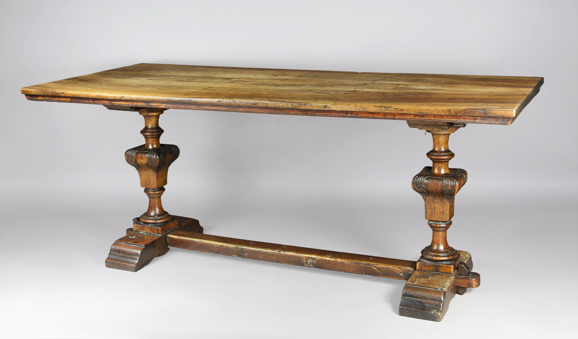  ANTIGUA MESA DE REFECTORIO ITALIANA SIGLO XVIII. 