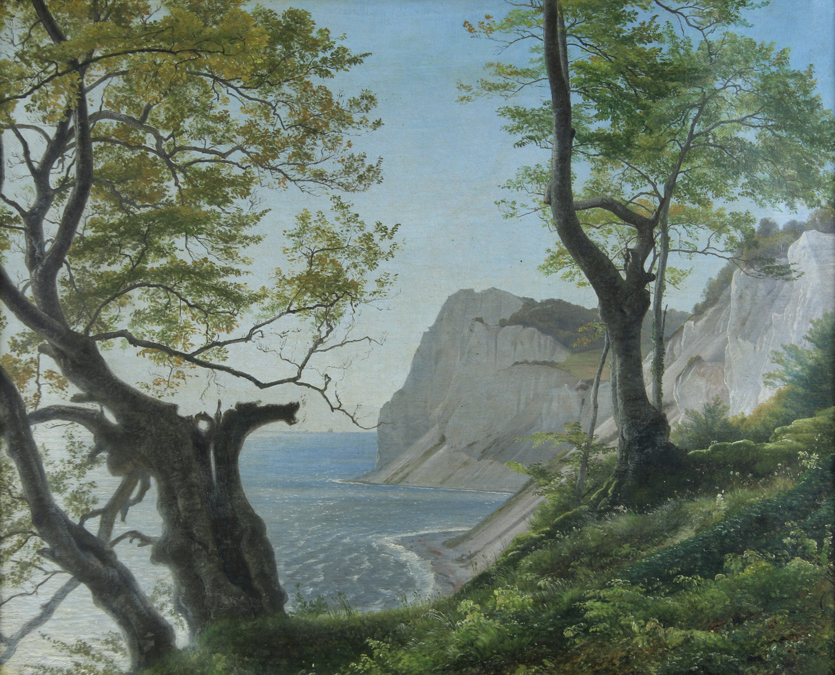 AAGAARD, Carl Frederik  'PAISAJE DE COSTA CON ACANTILADOS' 