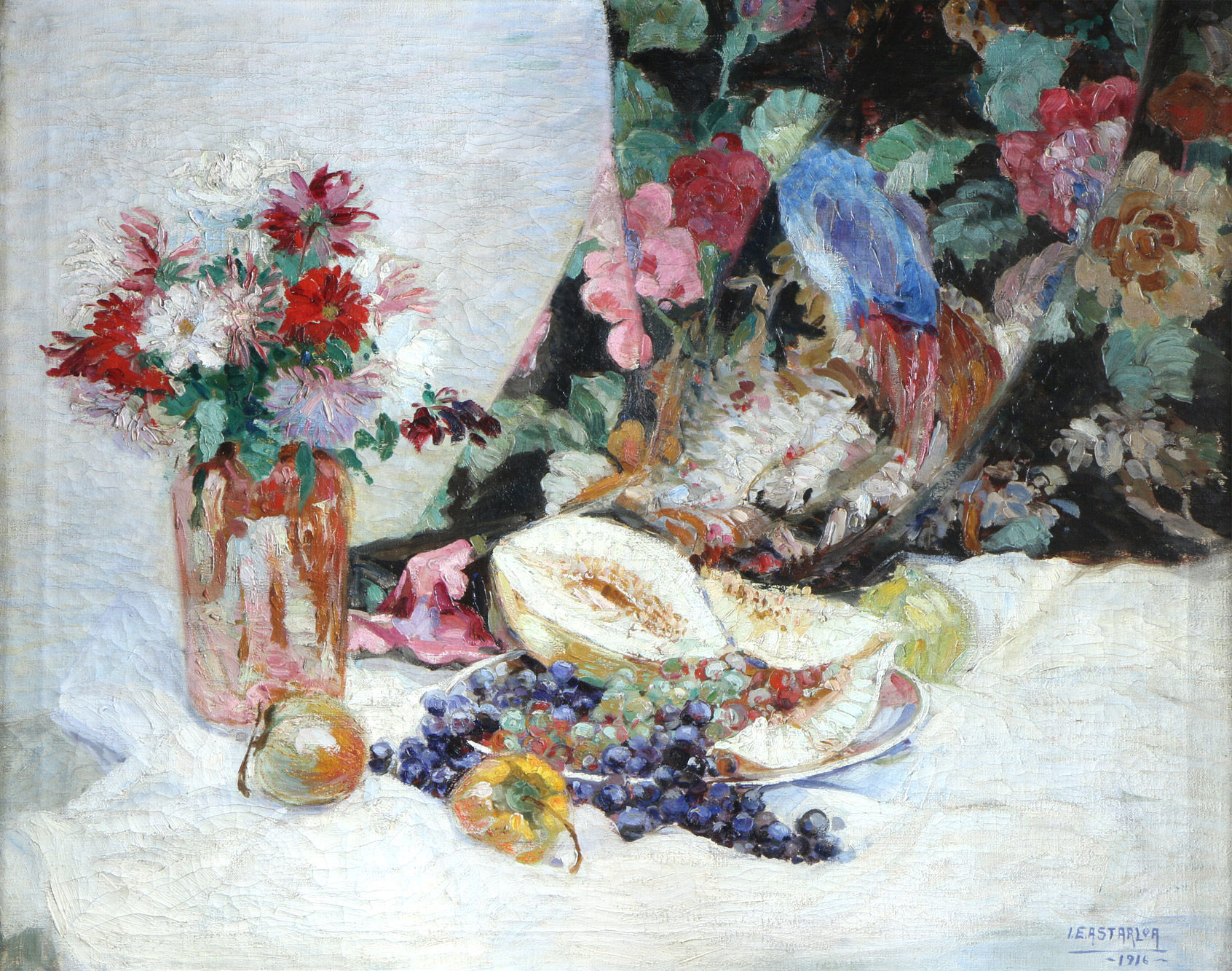 ASTARLOA, Ismael Eduardo 'COMPOSICION CON FLORES Y FRUTOS' 