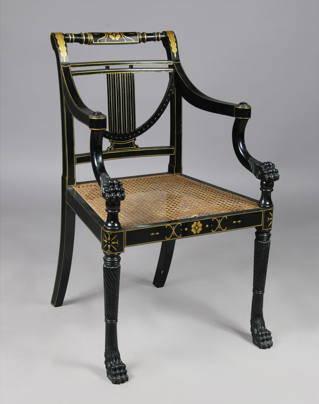 SILLON INGLES DE ESTILO REGENCY. SILLON INGLES DE ESTILO REGENCY.
