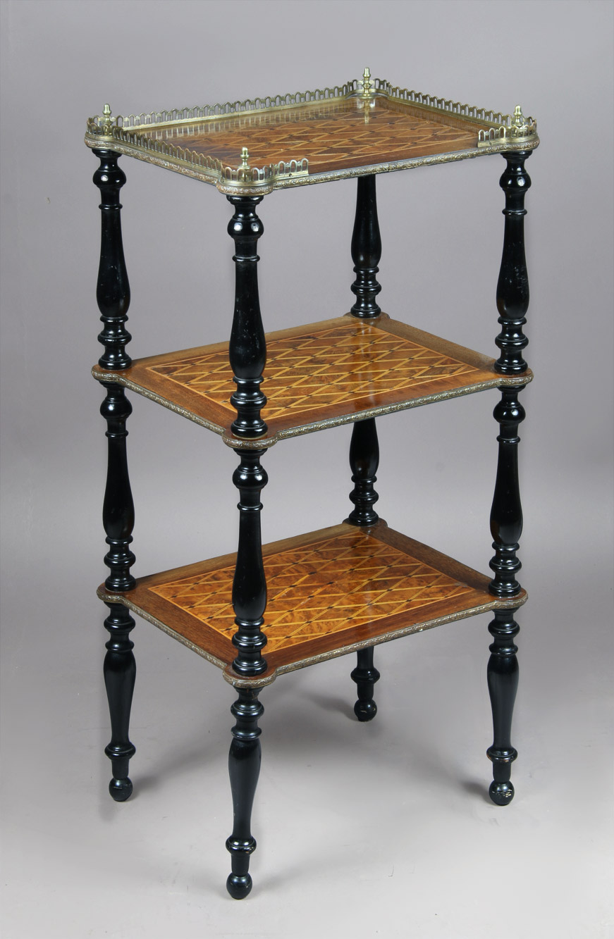  PEQUEÑA MESA 'ETAGERE' FRANCESA DE EPOCA LOUIS PHILIPPE.