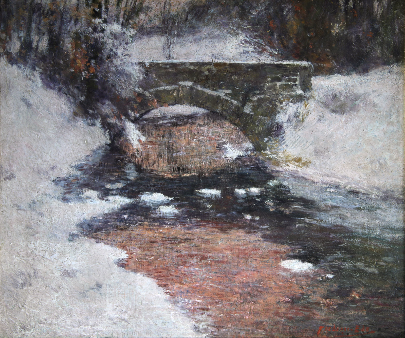 EDE, Frederic 'LE PONT SOUS LA NEIGE'