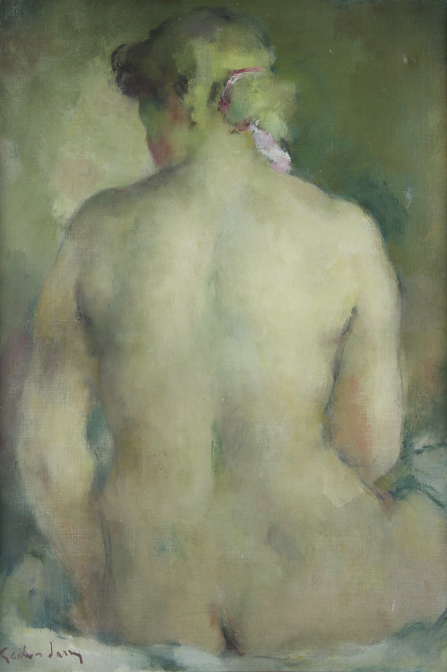 JARRY, Gastón 'DESNUDO DE ESPALDAS' 