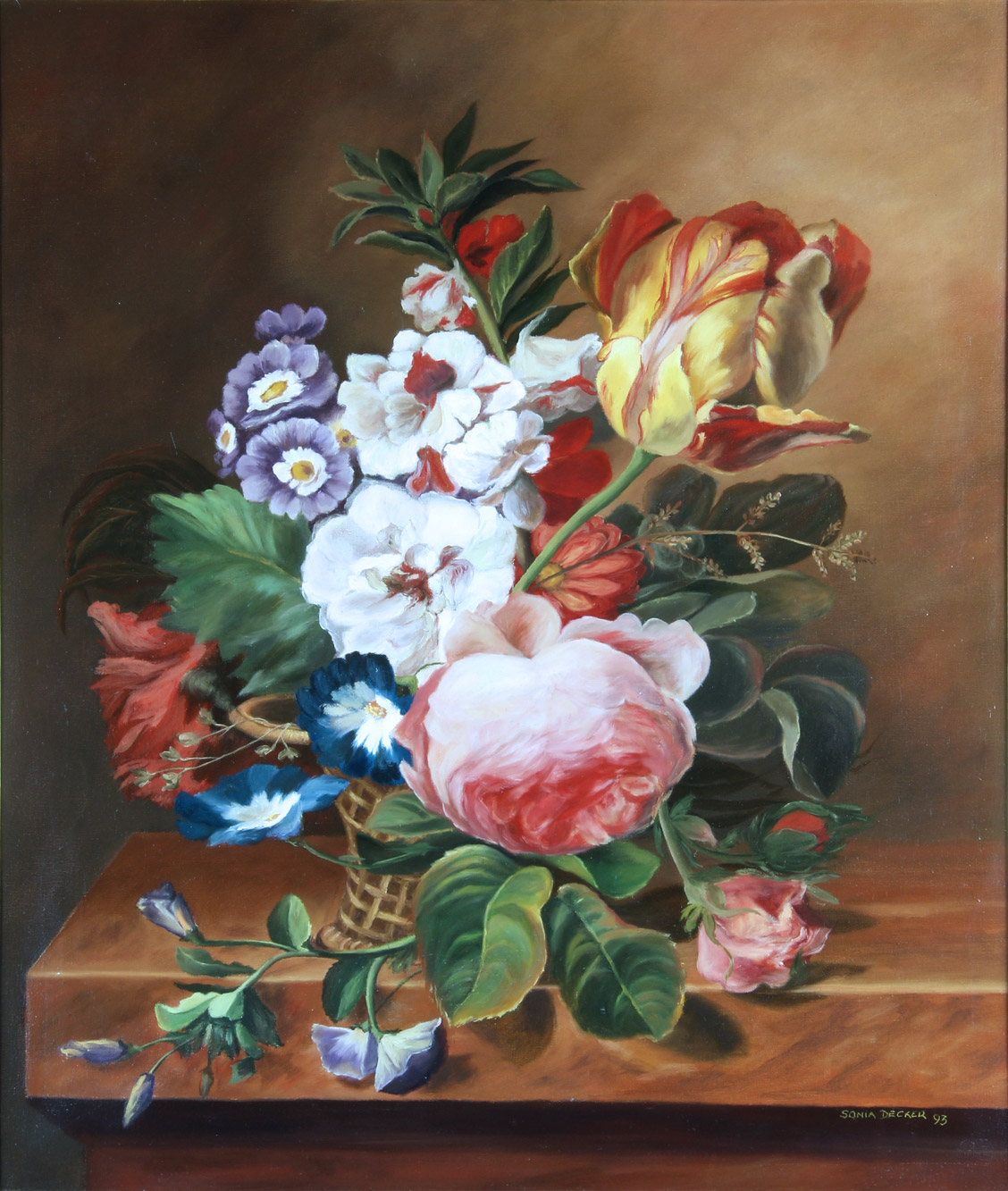 DECKER, Sonia 'CANASTA CON FLORES' 