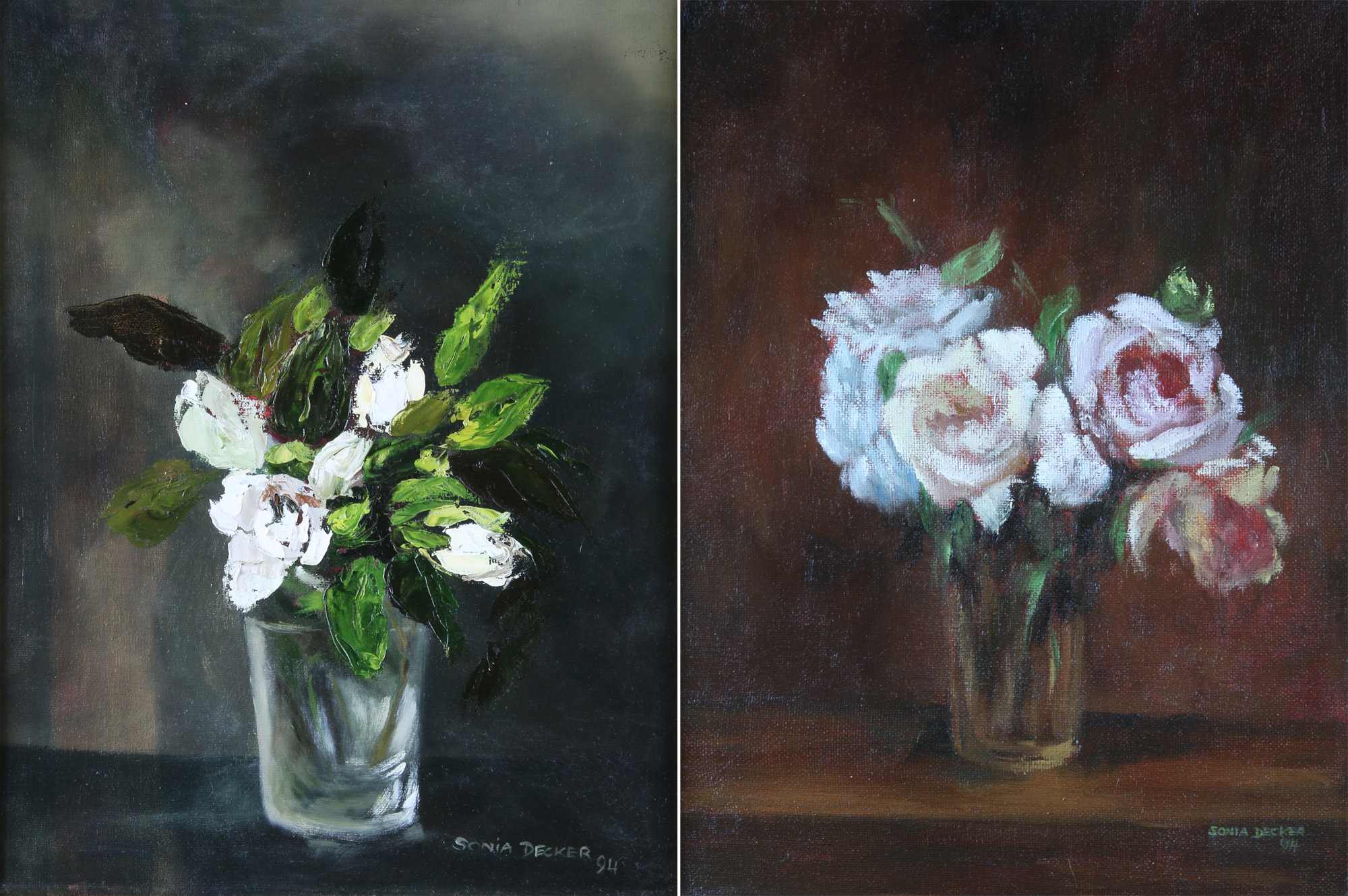 DECKER, Sonia 'VASOS CON FLORES' 