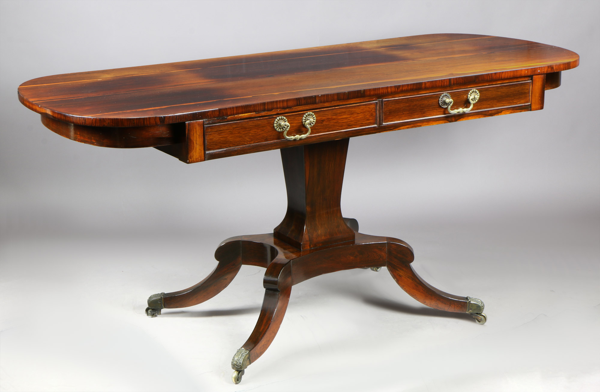  SOFA TABLE INGLESA DE ESTILO REGENCY. 