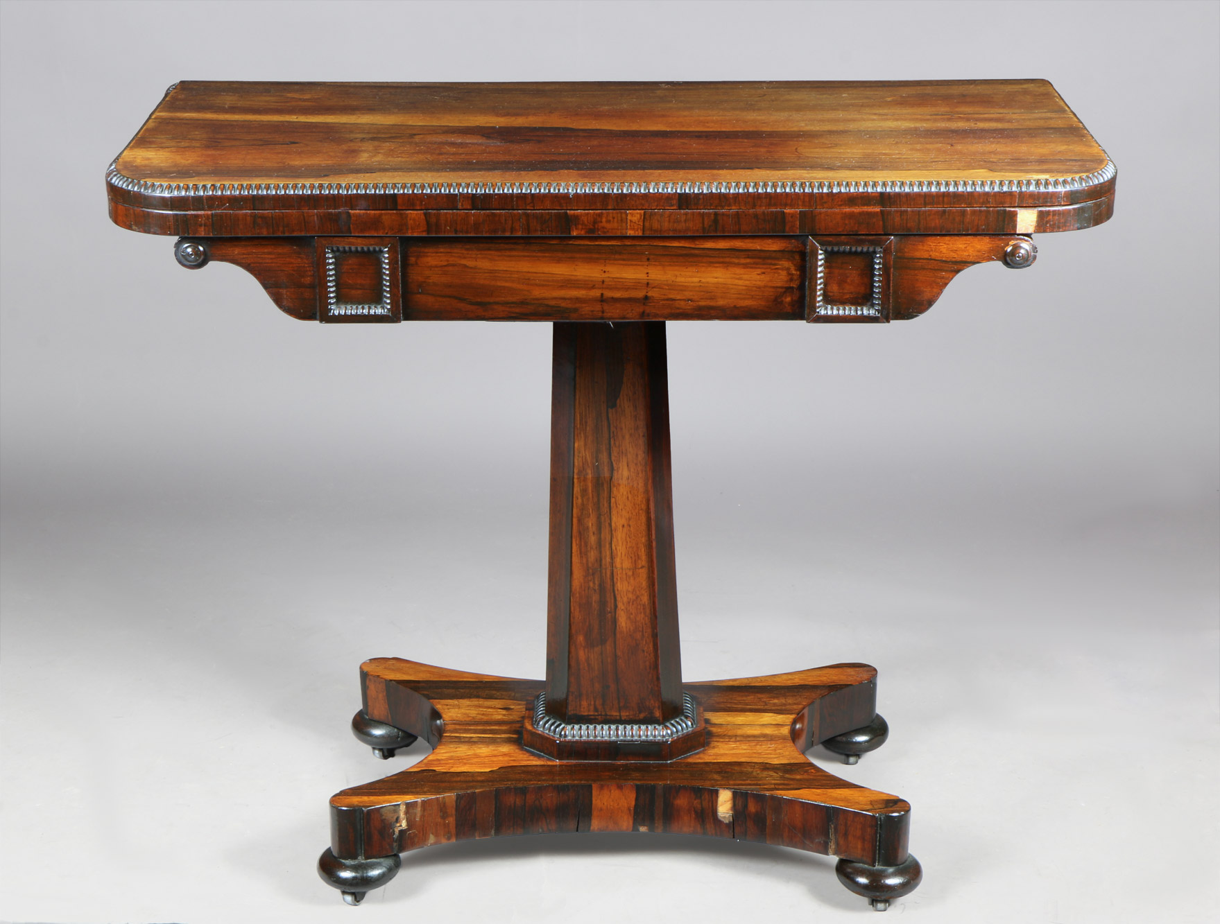  ANTIGUA MESA LIBRO INGLESA REGENCY PARA JUEGO. 