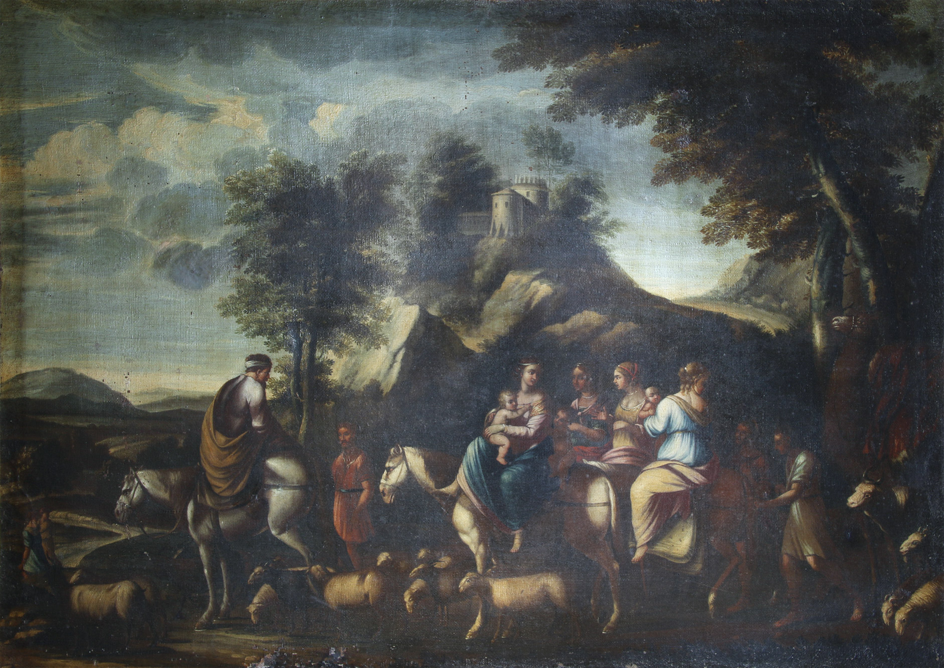 ANONIMO 'JACOB Y SU FAMILIA EN LA HUIDA DE EGIPTO'