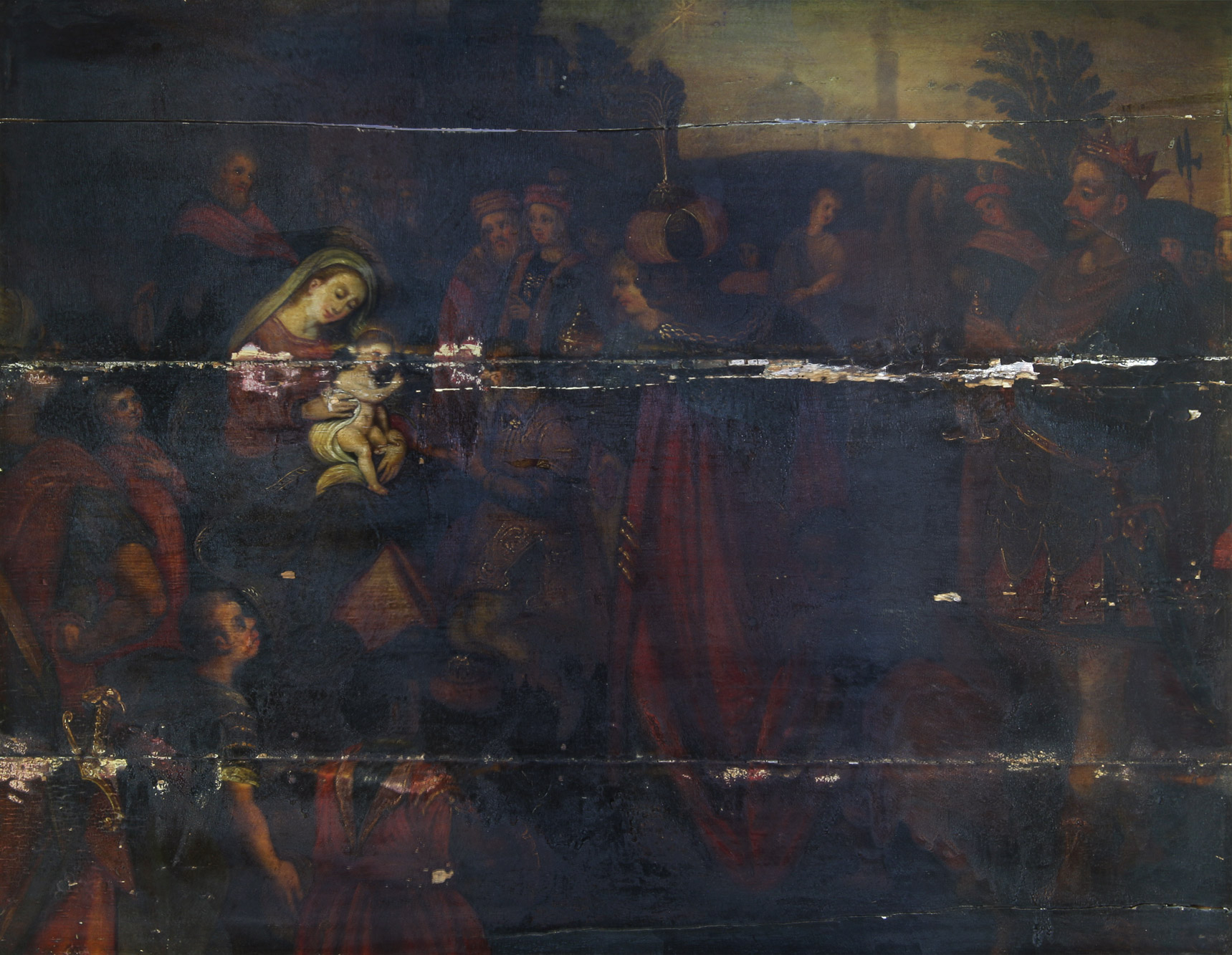 ANONIMO 'LA ADORACION DE LOS REYES MAGOS'