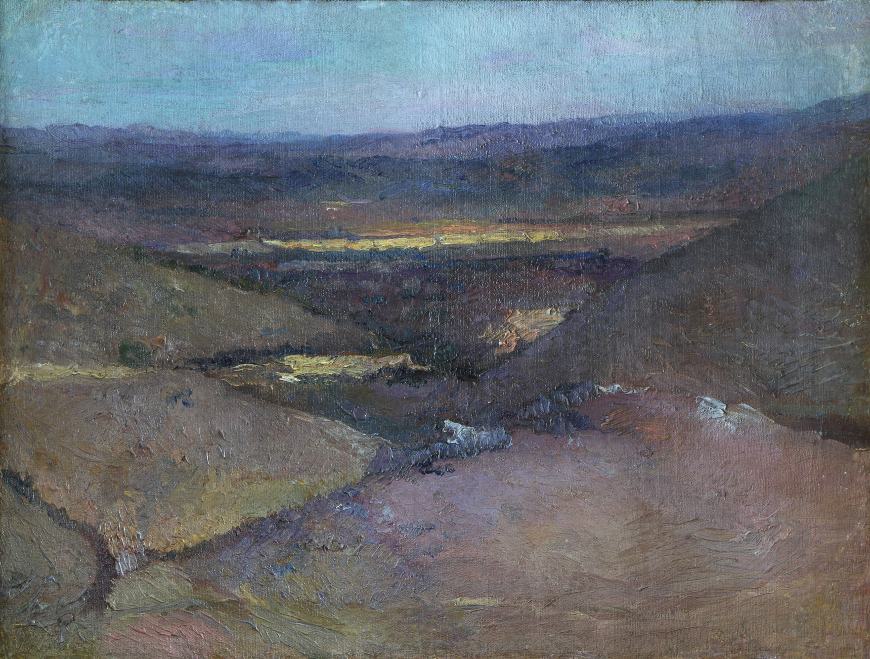 FADER, Fernando 'PAISAJE DE LA MINA DE PETROLEO'