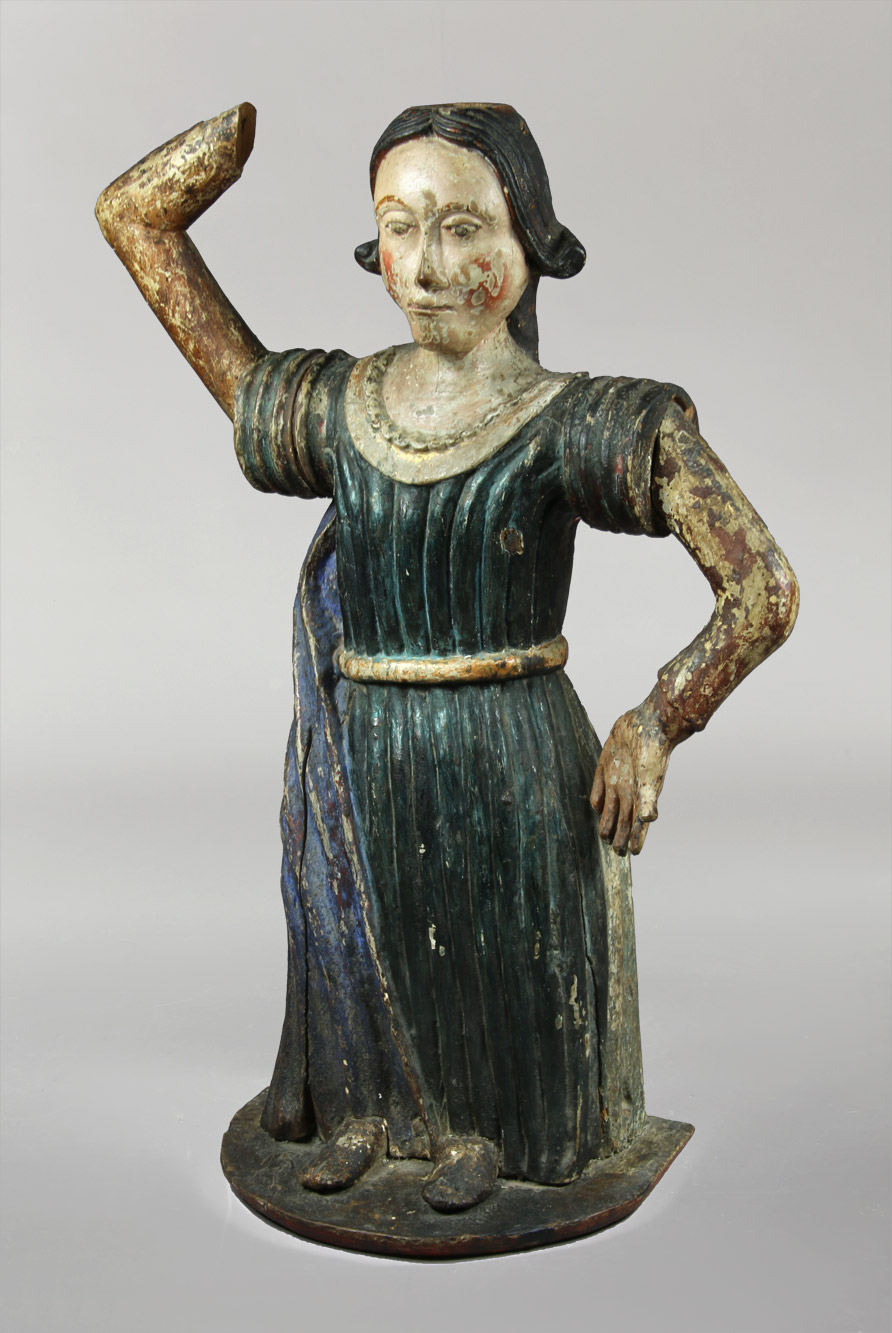  ANTIGUA TALLA HISPANOAMERICANA DEL SIGLO XVII.