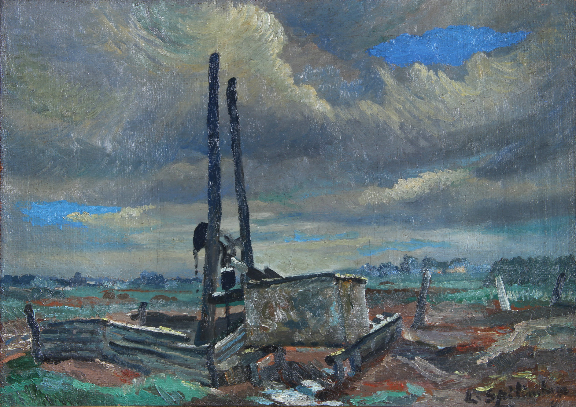 SPILIMBERGO, Lino Enea PAISAJE DE PERGAMINO'