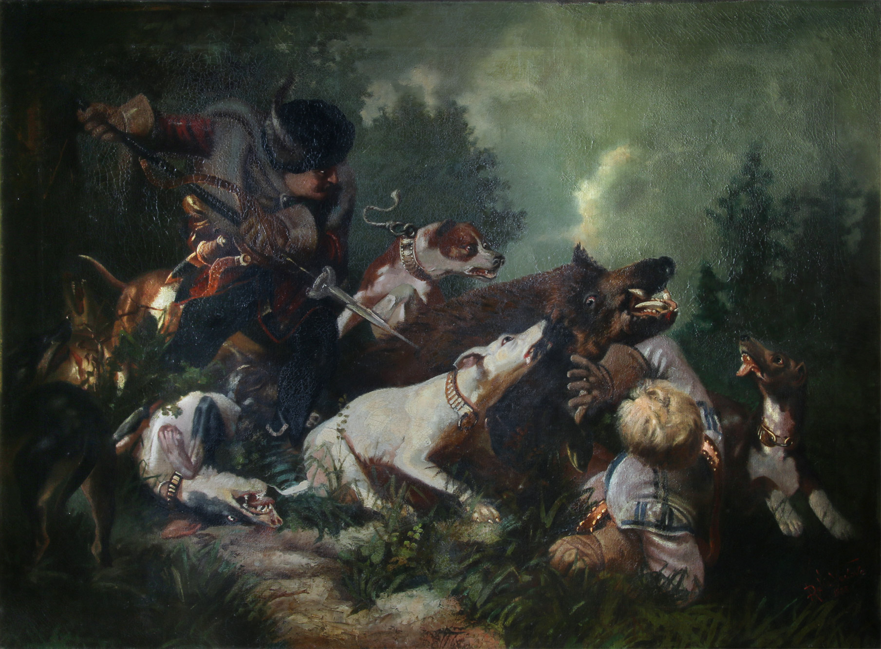 DELLE VEDOVE, Antonio 'LA CAZA DEL JABALI'