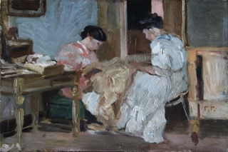 Lote 123: FADER, Fernando 'INTERIOR' 