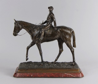 Lote 848: DUBUCAND, A. E. le Fils 'JOCKEY Y CABALLO' 