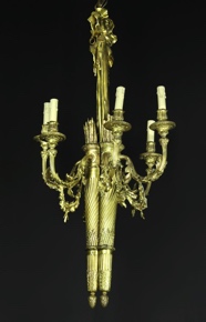 Lote 774: PAR DE GRANDES APPLIQUES FRANCESES DE ESTILO LUIS XVI. PAR DE GRANDES APPLIQUES FRANCESES DE ESTILO LUIS XVI.