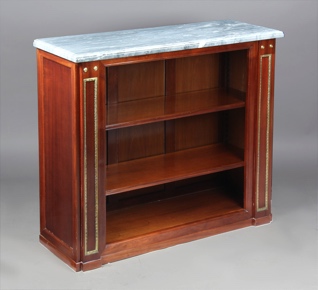 Lote 445: BIBLIOTECA DE FRENTE ABIERTO DE ESTILO FRANCES. BIBLIOTECA DE FRENTE ABIERTO DE ESTILO FRANCES.