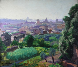 Lote 47: FLANDRIN,Jules León 'SUR LE PALATIN, ROME'