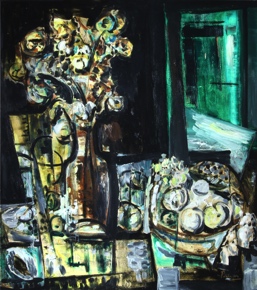 Lote 131: PRESAS, Leopoldo 'COMPOSICION CON FRUTAS Y FLORES' 