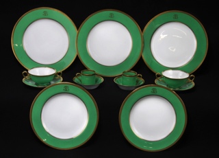 Lote 880: JUEGO DE PORCELANA INGLESA COPELAND PARA MESA.  JUEGO DE PORCELANA INGLESA COPELAND PARA MESA. 