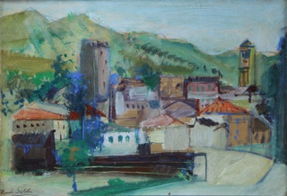 Lote 143: SOLDI, Raúl   'VISTA DE PUEBLO'