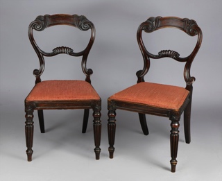 Lote 328: PAR DE SILLAS INGLESAS EPOCA GUILLERMO IV.  PAR DE SILLAS INGLESAS EPOCA GUILLERMO IV. 