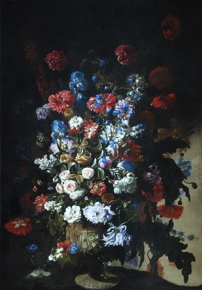 Lote 15: ANONIMO 'COPON CON FLORES'