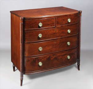 Lote 362: ANTIGUA COMODA INGLESA DE ÉPOCA REGENCY. ANTIGUA COMODA INGLESA DE ÉPOCA REGENCY.