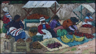 Lote 199: ZEVALLOS HETZEL, Luis 'FERIA DE HUANCAYO'