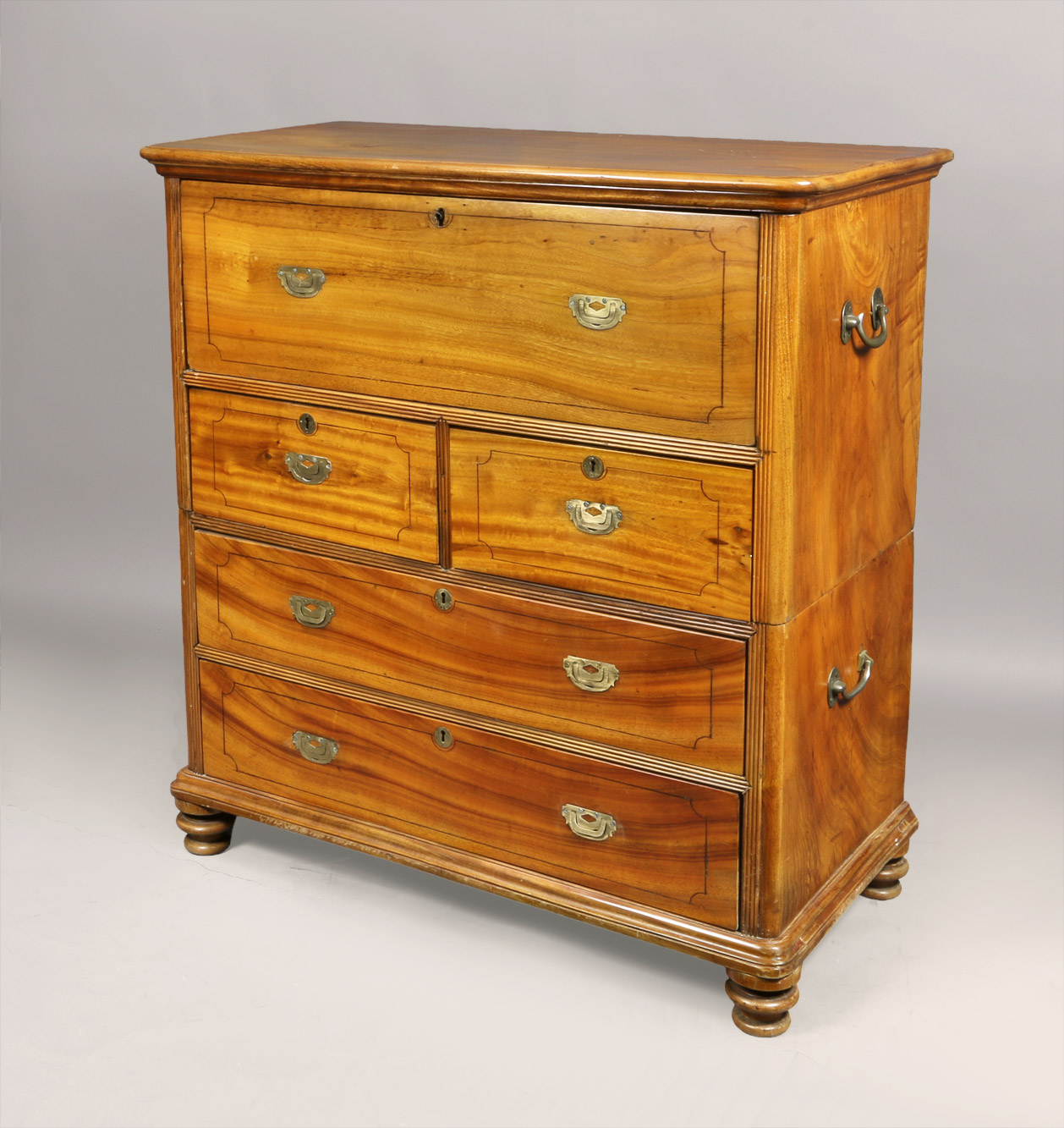  MILITARY CHEST DE EPOCA GEORGE IV. 