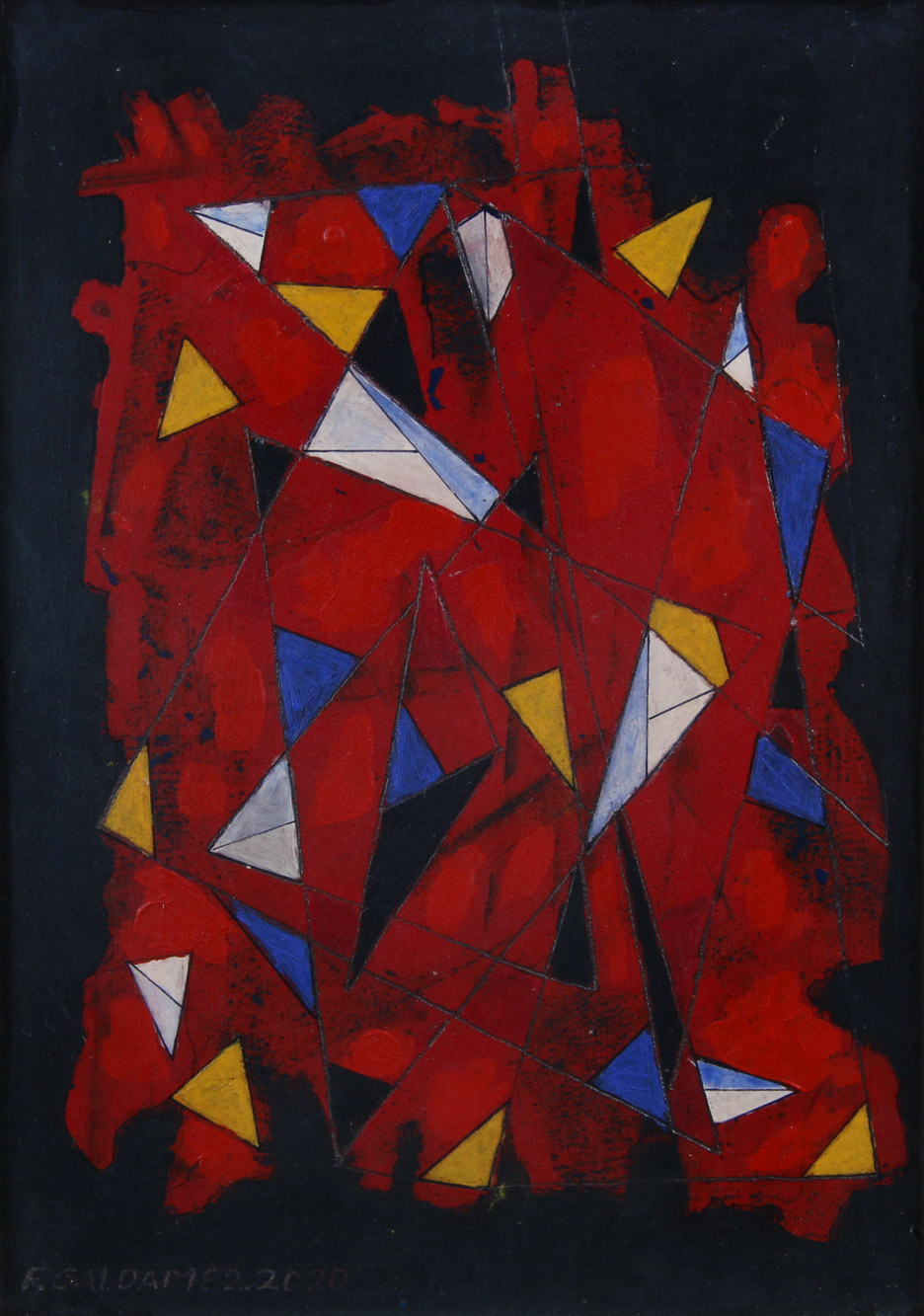 GALDAMEZ, Fabián 'GEOMETRIA EN ROJO' 