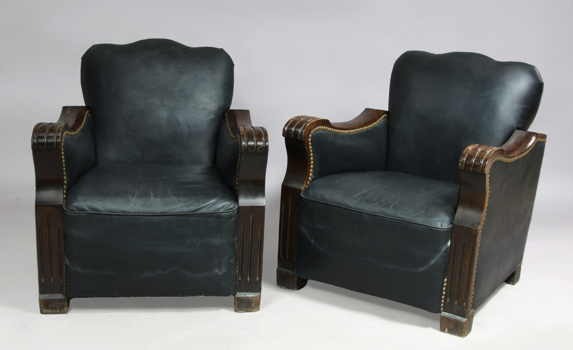 PAR DE SILLONES DE ESTILO FRANCES ART DECO. 