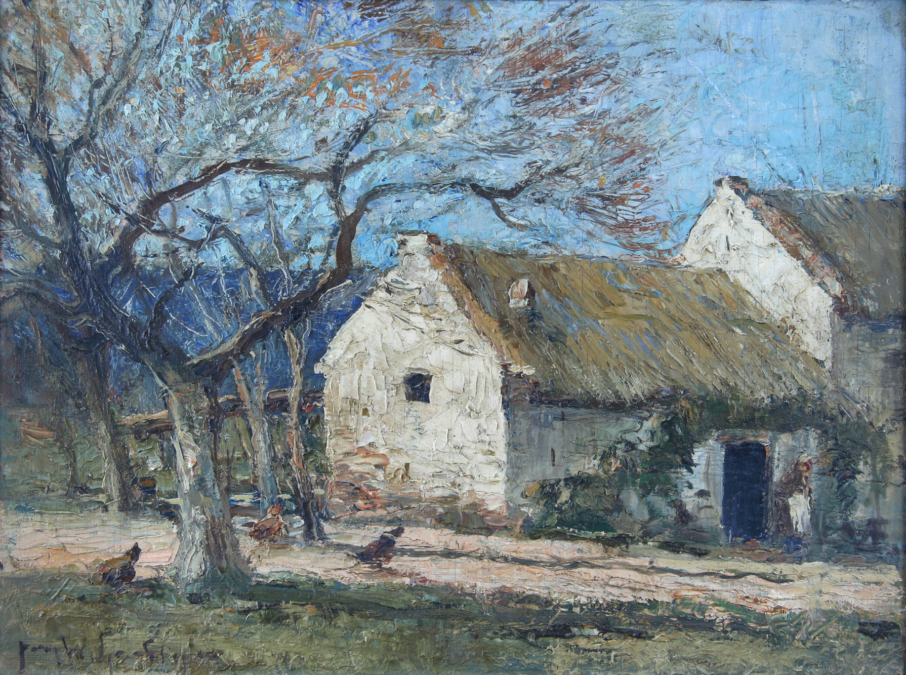 WITJENS STEPHAN, Jacques 'PAISAJE CON RANCHO' 