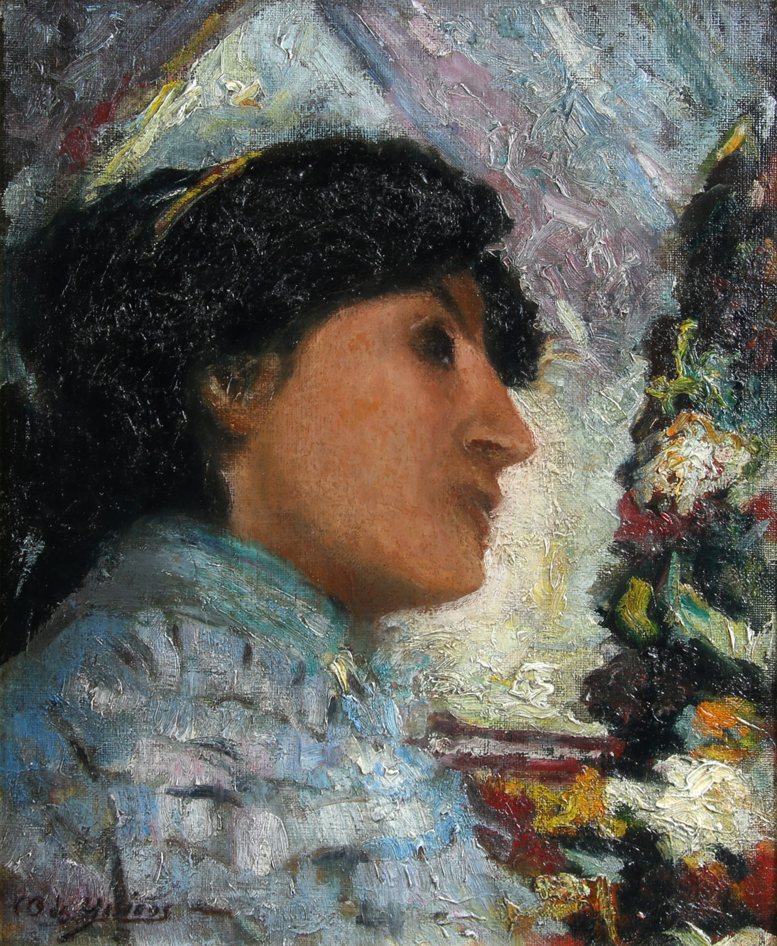 QUIRÓS, Cesáreo Bernaldo de 'RETRATO DE MARIA ANTONELLI' QUIRÓS, Cesáreo Bernaldo de 'RETRATO DE MARIA ANTONELLI'