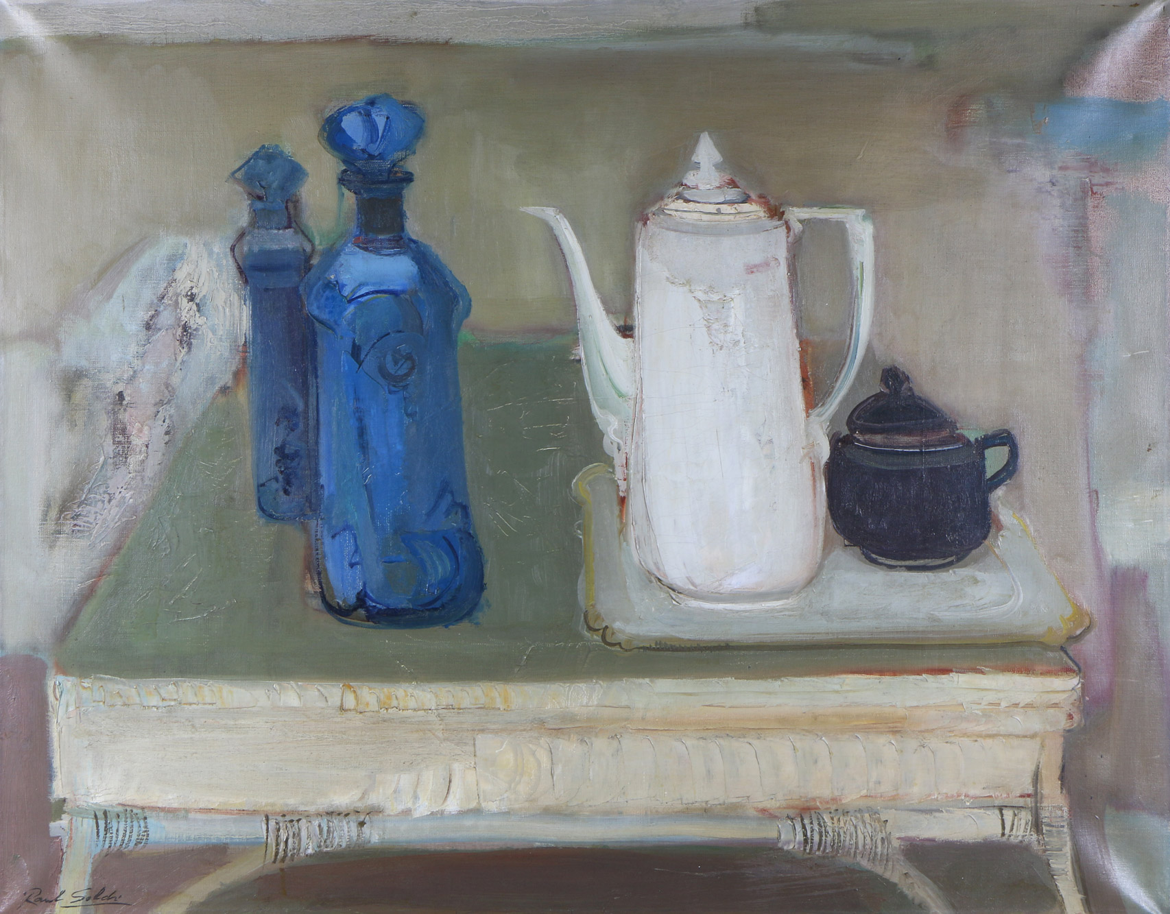 SOLDI, Raúl �BOTELLON AZUL Y PAVA BLANCA� SOLDI, Raúl �BOTELLON AZUL Y PAVA BLANCA�